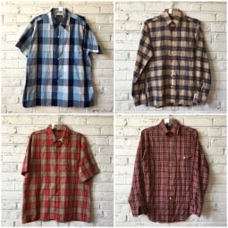Mens Vintage Shirt (plaid) by the bundle